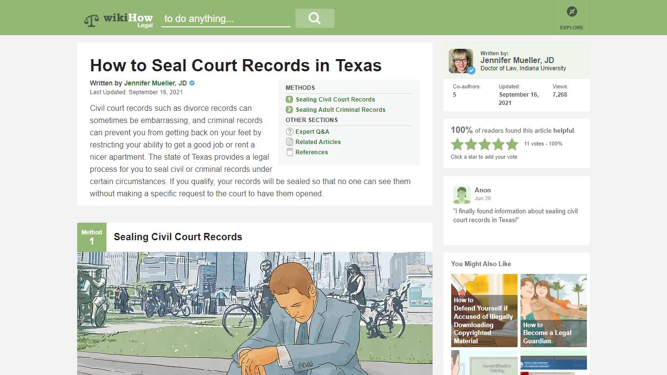 How to Seal Court Records in Texas (with Pictures) - wikiHow Legal